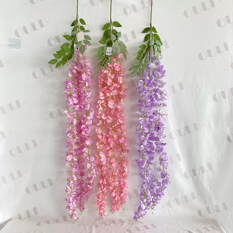 3 Forks süni Wisteria çiçəkləri
