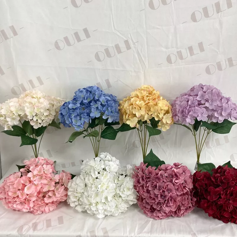Hydrangea Süni Çiçəklər Buket