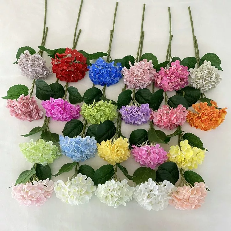 Hydrangea Real Touch Süni çiçəklər