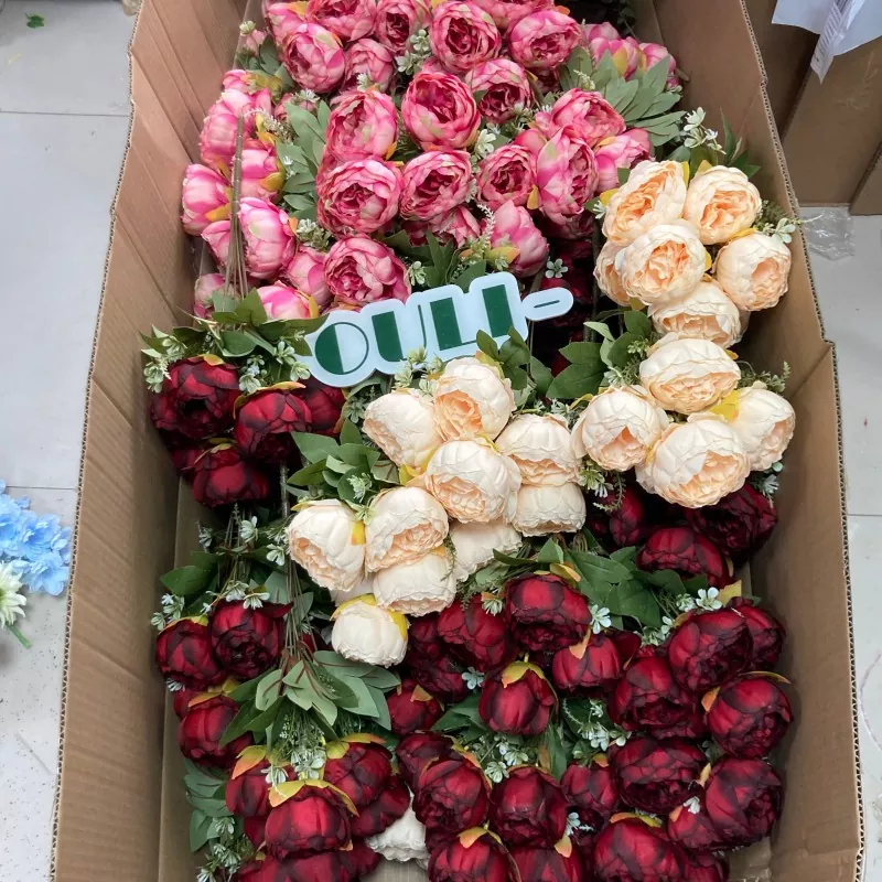 Peony Süni Çiçəklər